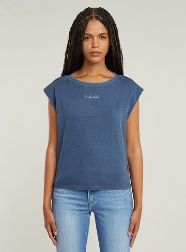 Mini G-Script Logo Overdyed Top
